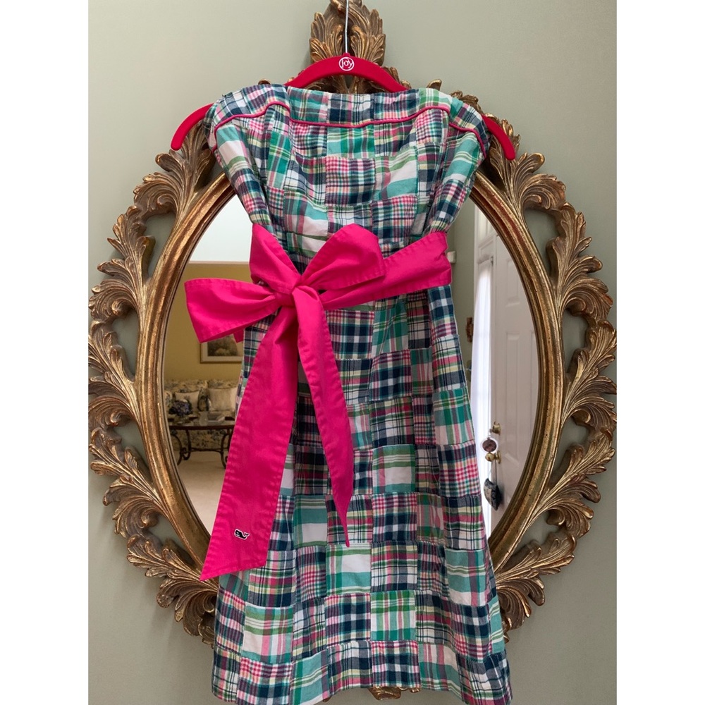 Madras plaid Vineyard Vines sundress